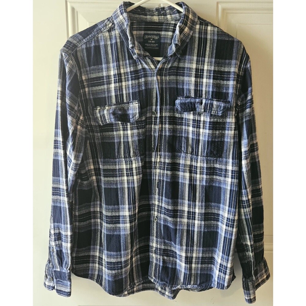mens faded glory flannel shirt‎ medium Shirt